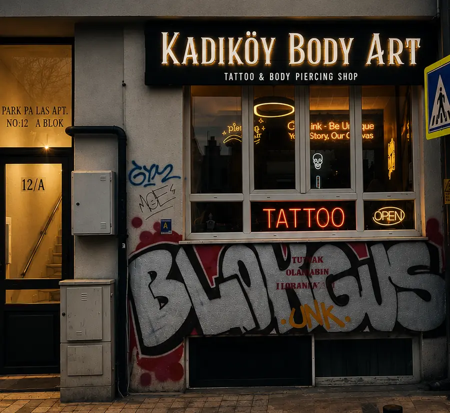 Kadıköy Body Art Studio 12/A girişi