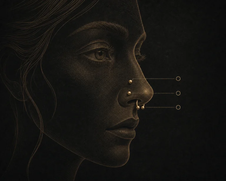 Burun Piercing Rehberi: Nostril, High Nostril ve Septum