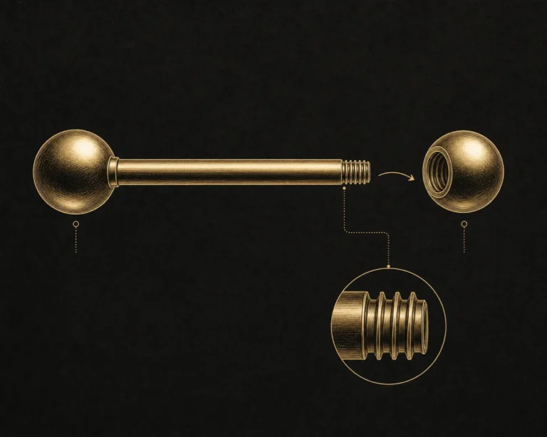 Externally Threaded Takı Nedir? Neden İlk Piercingte Temkinli Yaklaşılır?