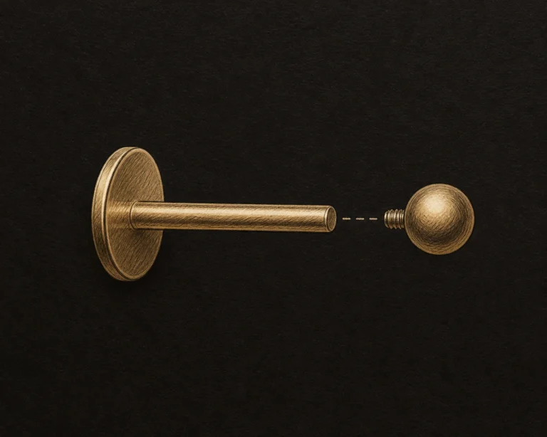 Flat-Back Labret Nedir? Hangi Piercinglerde Kullanılır?