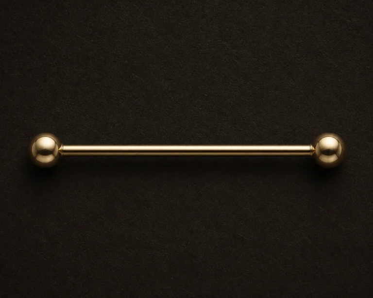 Straight Barbell Nedir? Industrial ve Dil Piercinglerinde Kullanımı