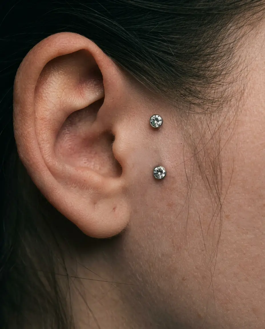 Surface piercing stüdyo çalışması
